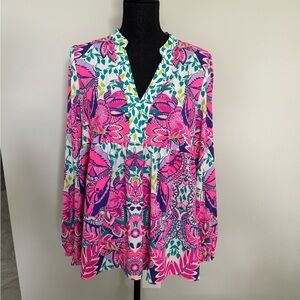 Lilly Pulitzer Winona Tunic ‘She’s Too Fly’ Sz M